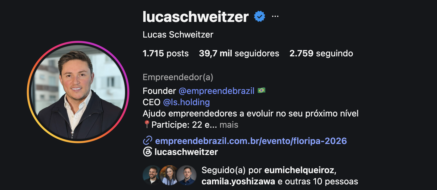 @lucaschweitzer Instagram